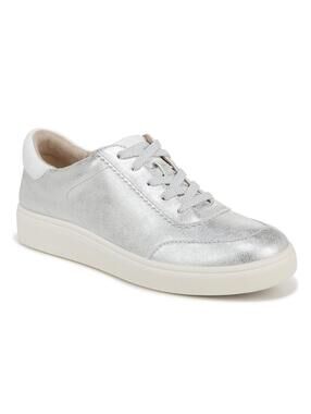 LifeStride Comfort Sneakers Silver Womens 8.5W Happy Hour Machine Washable NWT
